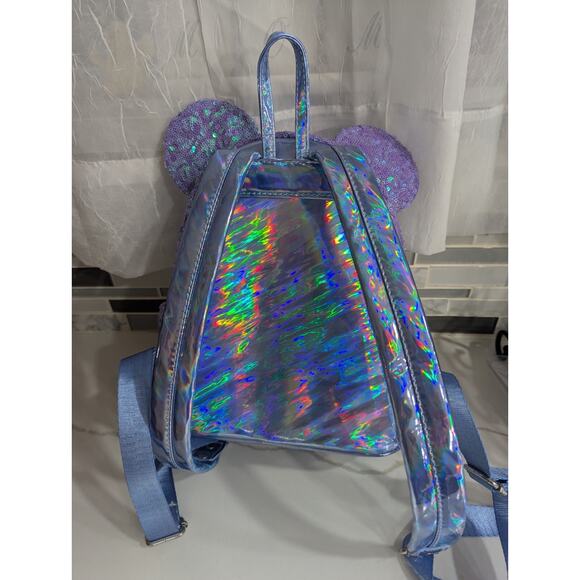 Loungefly Disney Exclusive Mini Backpack Sequin Celebration Excellent Condition - Picture 15 of 16